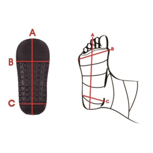 Ochranná bota k fixacím vel. S - fialová