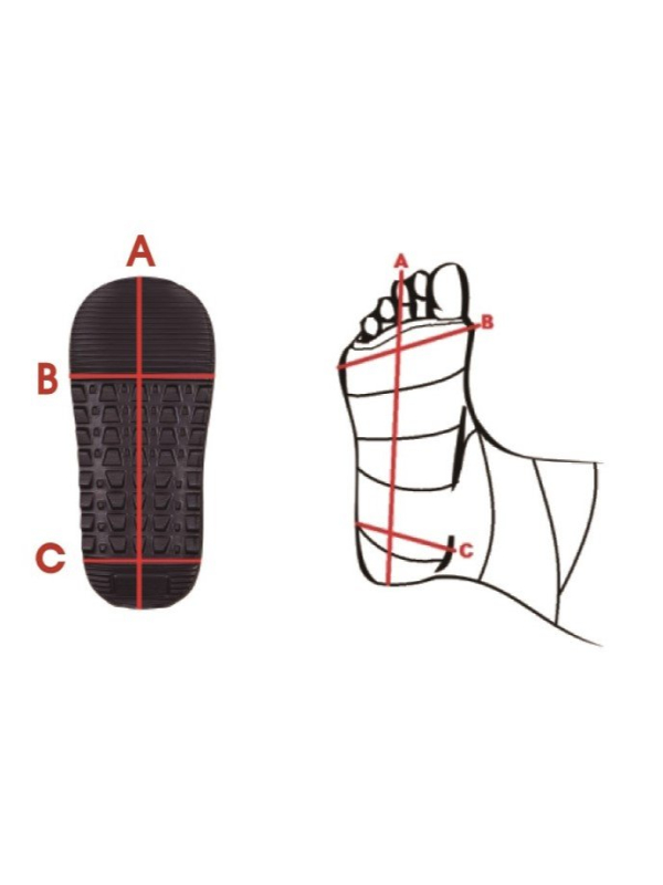 Ochranná bota k fixacím vel. S - fialová