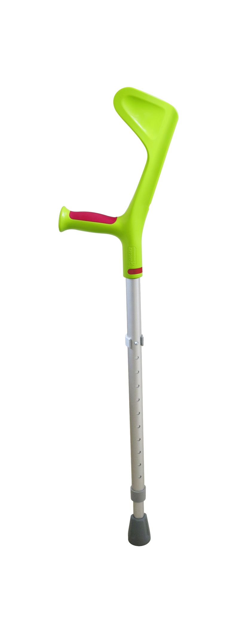 Berle francouzská dětská měkčená ELLA Handicap - limetková/červená